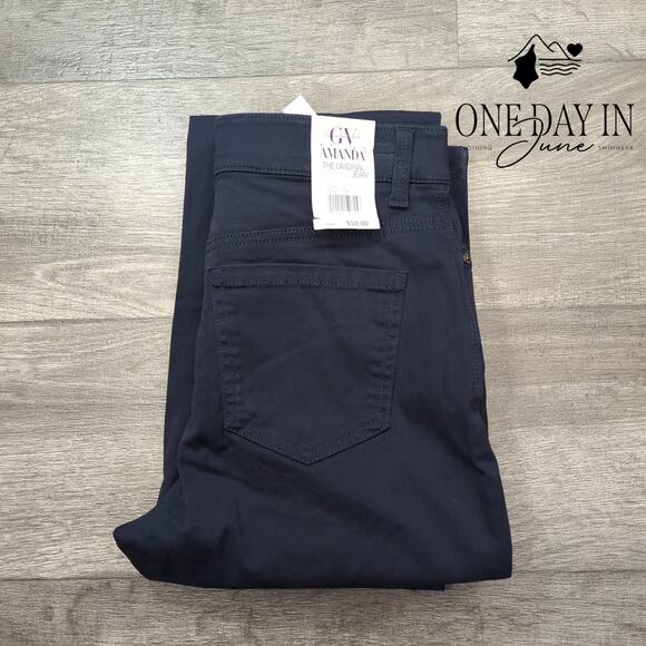 Gloria Vanderbilt Amanda The Original Slimming Jean Size 6 - Picture 6 of 6